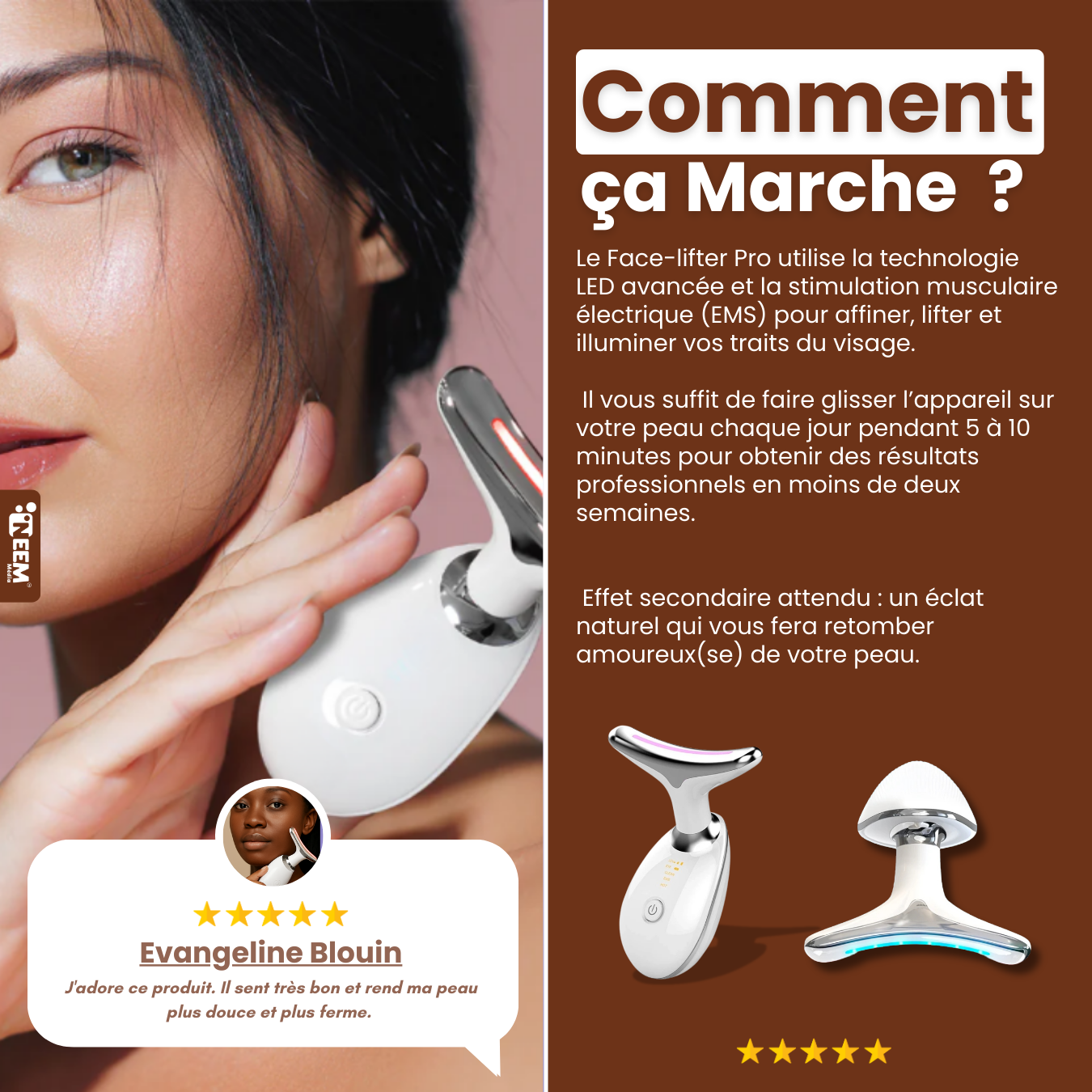 Masseur visage Anti-âge