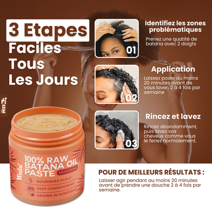 Huile de Batana Pousse cheuveux Naturelle