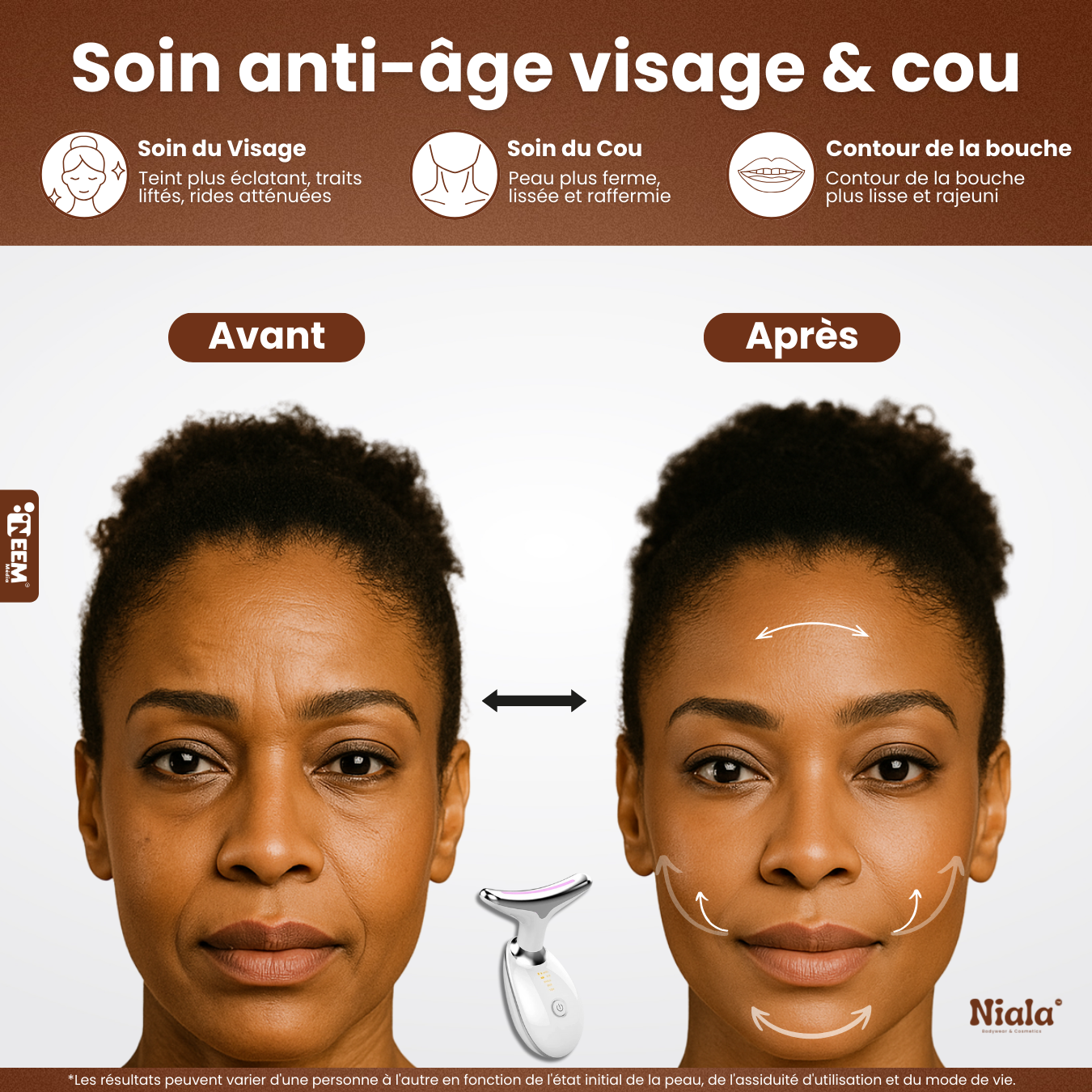 Masseur visage Anti-âge