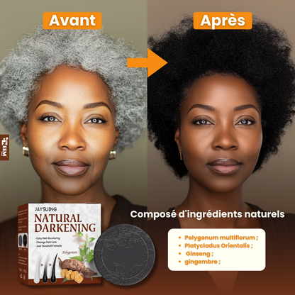 Savon Shampoing pousse et Noicissement cheveux