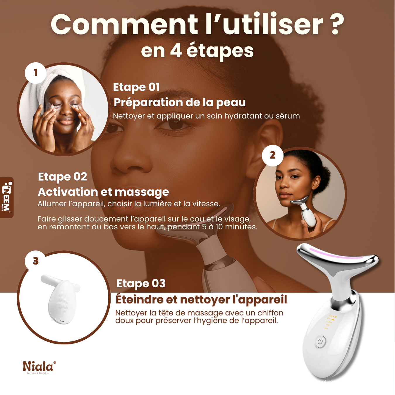 Masseur visage Anti-âge